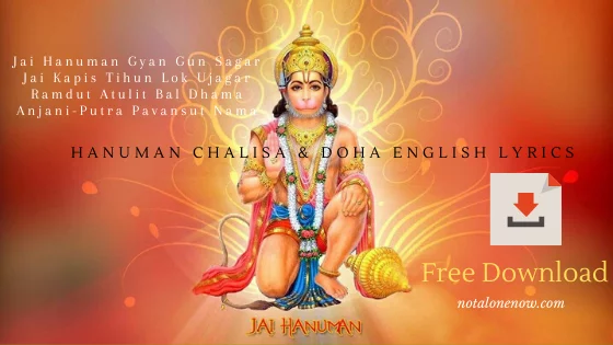 Hanuman Chalisa Doha English lyrics