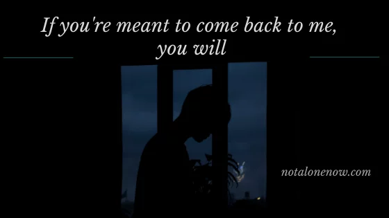 if you are meant to come back lyrics
