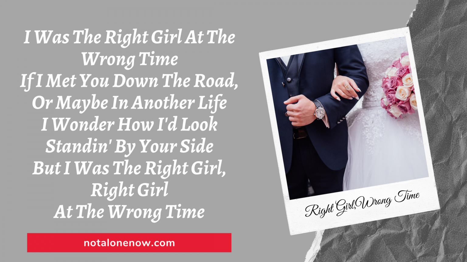 Tyra Madison Right Girl Wrong Time Lyrics » Noah's Digest