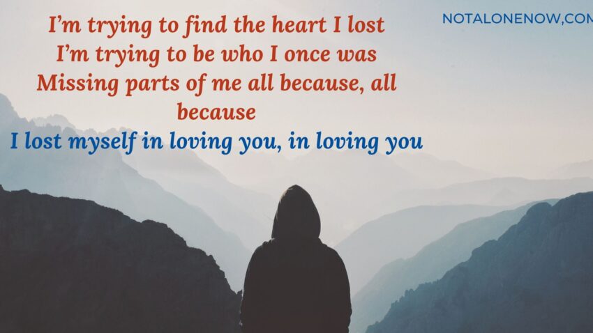 I lost myself loving you