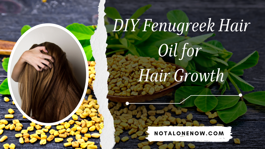homemade fenugreek hair oil for hair growth