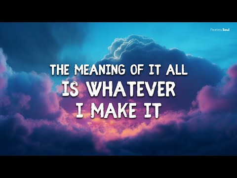 Meaning Of It All Lyrics feealess Soul,